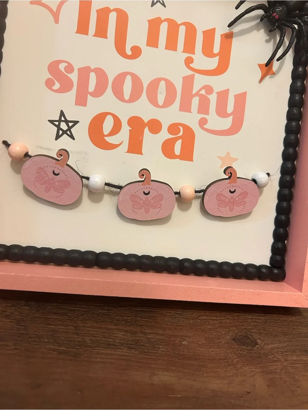 In My Spooky Era Pink Halloween Shadow Box - Decorative Home Party Sign